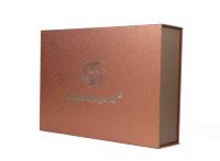 Grande boîte en carton transparente et magnétique, coffret d'emballage de luxe en papier a3, boîte cadeau avec satin