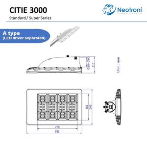 ไฟถนนทางหลวงอายุการใช้งานยาวนานไฟถนนกลางแจ้งกันน้ำคุณภาพสูง - Product Image 5