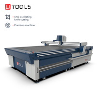 Utools-Machine de découpe de plastique à couteau oscillant CNC pour boîtes en carton ondulé pour publicité en PVC Forex