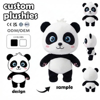 Peluche de Opossum Personalizado con Overol de Mezclilla y Forro de Malla, Peluche de Animal de Peluche con Pelaje Suave