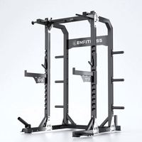 Machine Smith multifonctionnelle commerciale, équipement de fitness d'entraînement en intérieur avec banc de musculation, rack à squats et structure Flying Bird en tube robuste