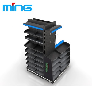 Siêu thị một mặt nhiệm vụ ánh sáng LED ánh sáng kim loại giá Gondola hiển thị kệ cho siêu thị kiểm tra truy cập - Product Image 2