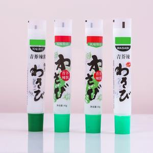 Tubo de aluminio y plástico de grado alimenticio de 23,5mm de diámetro hecho en fábrica para dulces de miel de mostaza con tapas de rosca Tubos de plástico - Product Image 3