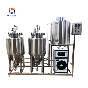 50L/100L Mini Conical Jacketed Beer Fermentation Tank For Homebrewing equipment brewery Flavor Testing Machine