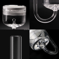 Diffuseur de CO2 en acrylique, pulvérisateur, atomiseur, respectueux de l'environnement, pour aquarium, avec pièces en céramique de remplacement