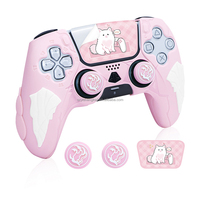Coque de protection en silicone de qualité alimentaire pour manette de jeu PS5, étui souple anti-transpiration avec protections pour joysticks