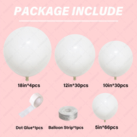 Kit d'arche de ballons ronds pour l'extérieur décoration d'anniversaire fête de mariage en vente en gros