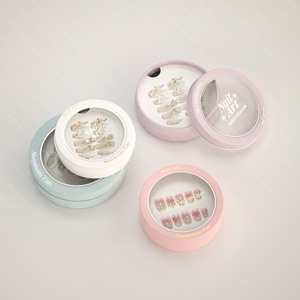 Pretty Aluminum Jar with <b>Window</b> <b>Cream</b> Eco-Friendly Aluminum Container for Nail Ornamental Box - Product Image 4