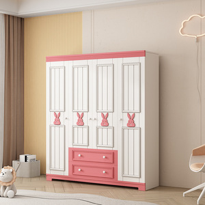 Armadio Piccolo Regolabile in Legno Massello con Design Moderno a Cartoni Animati, Unisex, con Ante in MDF, <span class=keywords><strong>per</strong></span> Camera da Letto e Soggiorno, <span class=keywords><strong>Arredamento</strong></span> <span class=keywords><strong>per</strong></span> la <span class=keywords><strong>Casa</strong></span> - Product Image 5