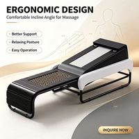Lit de massage pliable en jade avec compresse chaude et physiothérapie infrarouge pour la relaxation corporelle complète et le soulagement des douleurs dorsales – Fournisseur d'usine