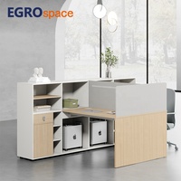 EGROspace Mobilier Moderne et Élégant : Poste de Travail Modulaire pour Centre d'Appels, Cloison de Séparation Privée, Cabine de Bureau