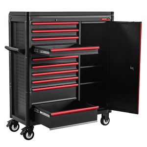 GATmatic Chariot d'atelier robuste et personnalisable en aluminium et fer pour garage, chariot de réparation automobile à 10 tiroirs, support OEM, modèle G - Product Image 2