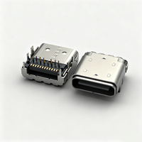 Connecteur d'interface USB C 24 broches de qualité industrielle pour équipements d'automatisation et systèmes de terminaux intelligents