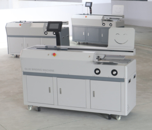 Max ràng buộc Chiều dài 425 mét ba con lăn với Side keo máy tính ràng buộc cho định dạng rộng giấy tài liệu tập sách máy tính xách tay - Product Image 3