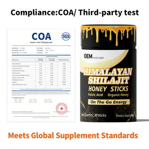 Bâtonnets de miel de Shilajit pur de l'Himalaya OEM Or, faible MOQ, fabricant de compléments alimentaires sous marque privée, lancement rapide, personnalisation flexible - Product Image 5