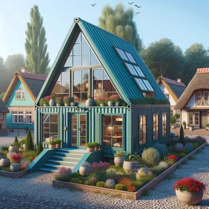 Casa contenedor desmontable precio casas contenedor casas fabricante en China casas modulares de acero prefabricadas - Product Image 1