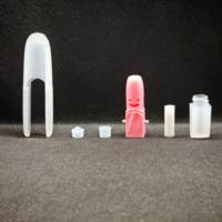Vente en gros de tubes d'inhalateur nasal d'aromathérapie 2 en 1 de style thaïlandais, marque RPD, neufs, en matériau PP, couleur rose, emballage