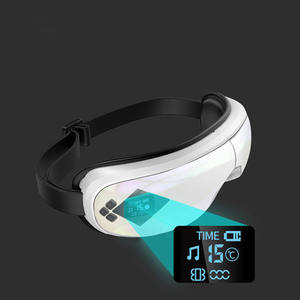 Massageador de olhos <span class=keywords><strong>digital</strong></span>, para alívio de olhos, compressa o calor, máscara com dente azul, música, pressão do ar, massagem vibração - Product Image 5