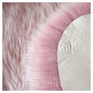 Alfombra Rosa <span class=keywords><strong>de</strong></span> Lana Real, Alfombra <span class=keywords><strong>de</strong></span> Piel <span class=keywords><strong>de</strong></span> Oveja <span class=keywords><strong>de</strong></span> Alta Calidad <span class=keywords><strong>para</strong></span> el Hogar, Alfombra Esponjosa Hecha a Mano a <span class=keywords><strong>Precio</strong></span> <span class=keywords><strong>de</strong></span> Fábrica - Product Image 4