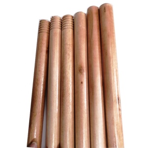 Bề Mặt Mịn Chất Lượng Cao Bằng Gỗ Chổi Thanh Bán Buôn 120*2.2Cm Varnished Gỗ Chổi Xử Lý Bằng Gỗ Cực Hộ Gia Đình Mục - Product Image 3