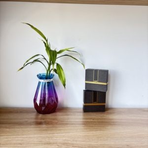 Sang Trọng Màu Đen Cứng Nhắc Nắp Và Cơ Sở Hộp Quà Tặng Với Lá Vàng Dập Nổi Mô Hình Tùy Chỉnh Bao Bì Hộp Cho Đồ Trang Sức Nhẫn Quà Tặng Nhỏ - Product Image 2