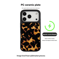 Coque de protection motif écaille de tortue foncé pour iPhone 15 16 14 13 12 Pro Max mini 11 Pro Max XS XR Plus
