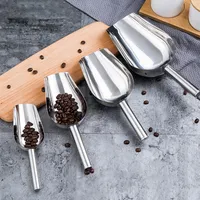 8-13 pouces en acier inoxydable grattoir à glace alimentaire Buffet Bar à bonbons pelle Gadgets de cuisine et accessoires cuillère à soupe cuillère à sucre