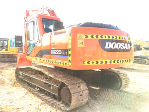 Excavadora de cadenas Doosan usada 220LC-7/220-7 de 20 toneladas coreana con motor y caja de cambios - Product Image 4