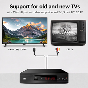 מקלט טלוויזיה Hengli OEM DVB-T2 HEVC H.264 ממיר עם Wifi Full HD 4k 168mm מקלט דיגיטלי חופשי DVB-T2 <span class=keywords><strong>STB</strong></span> - Product Image 3