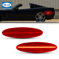 Feux de position arrière de voiture en gros pour Chevrolet Corvette C5 1997-2004, feux latéraux à LED 2 lignes