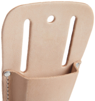 Étui pour outils de jardinage artisanal, pochette en cuir personnalisée faite à la main avec deux poches, boucle de ceinture pour sécateurs et outils de plein air