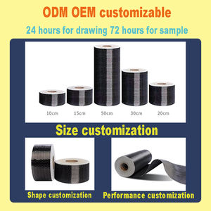 Tela de fibra de carbono unidireccional 12k para construcción para aplicación de tela de malla de fibra de vidrio - Product Image 2