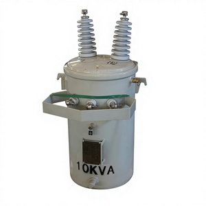 Transformateur triphasé de type conventionnel 10 kVA 50/60 Hz 3 kV à montage sur poteau pour usage électronique - Product Image 3