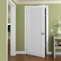 Porte à persiennes en bois sur mesure pour la maison, l'hôtel, l'intérieur, la chambre à coucher, les toilettes, la salle de bain