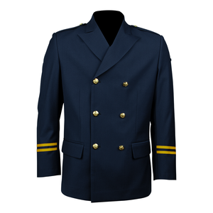 Uniforme de pilote personnalisé, Costumes pour hommes et femmes, uniformes de compagnie aérienne bleu foncé - Product Image 2