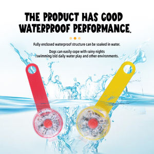 Colgante brillante para mascotas, con Clip, recargable vía USB, impermeable, de seguridad, de TPU, Led, con luz Led - Product Image 2