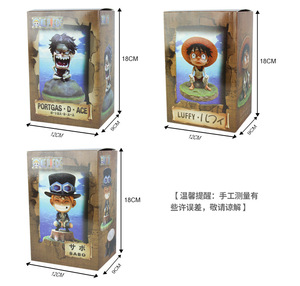 4 Styles 11-14cm Anime <span class=keywords><strong>Luffy</strong></span> <span class=keywords><strong>Ace</strong></span> Mini <span class=keywords><strong>Figurine</strong></span> Action Pvc Collectible Figure Modèle Décoration Cadeau de Noël - Product Image 2