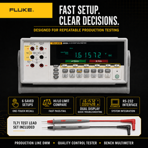 Fluke 8808A 5.5 Digit Precision Industrial Benchtop Digital Multimeter High Accuracy 1000V AC Powered Electrical Tester 220V - Product Image 1