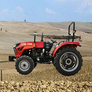 China 4WD Rueda Tractor agrícola Combustible diésel 70HP Potencia nominal Larga vida útil - Product Image 4