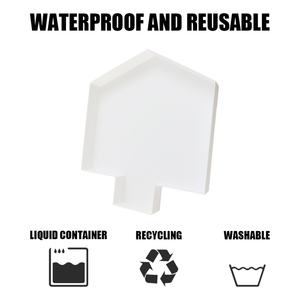 Bandeja de Plástico para Servir Dulces, Frutas y Alimentos con Forma de Dreidel de Hanukkah, Hecho en China, Personalizable - Product Image 2