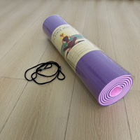 Tapis de yoga écologique en TPE, antidérapant, pliable, tapis d'entraînement, logo personnalisé pour la maison, la salle de sport, le Pilates