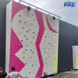 Mur d'escalade autoportant en fibre de verre pour intérieur et extérieur, idéal pour les écoles, les <span class=keywords><strong>parcs</strong></span> d'aventure, les camps et les centres de loisirs - Product Image 5