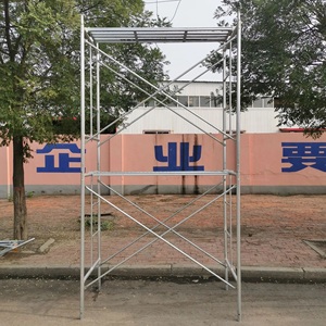 Tốt nhất trong nhà ngoài trời trên không làm việc gấp Scissor Lift Thang nhôm tấm ván tự leo Ống khung thép giàn giáo - Product Image 2