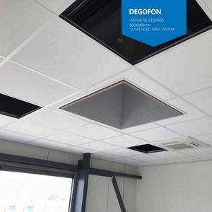 Panel Acústico de Espuma para Techo Suspendido de Rejilla 2x2, Materiales <span class=keywords><strong>Dego</strong></span>, Código HS, Difusor 3D, Aislamiento Acústico para Pared, Oficina, Escuela, Directo de Fábrica - Product Image 5