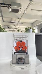 Presse-agrumes électrique automatique commercial <span class=keywords><strong>pour</strong></span> oranges fraîches, machine à extraire le jus de fruits et de citrons - Product Image 5