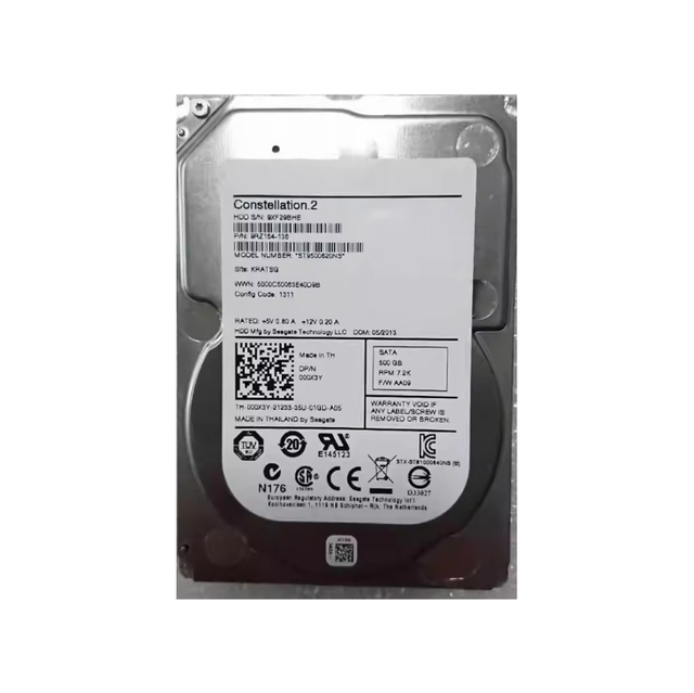 ST9500620NS Enterprise 500GB 2.5-inch SATA3 Hard Drive 7200