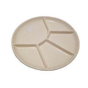 Assiette <span class=keywords><strong>à</strong></span> collation 10 "12" 14 "Assiette <span class=keywords><strong>à</strong></span> <span class=keywords><strong>fondue</strong></span> en céramique divisée avec compartiments - Product Image 6