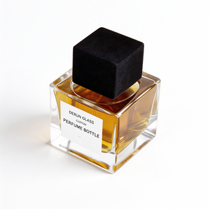 Lussuosa Bottiglia di Profumo Quadrata in Vetro <span class=keywords><strong>18</strong></span> ml 30 ml 50 ml 100 ml, Piccola Bottiglia Vuota Trasparente con Tappo Spray - Product Image 3