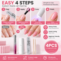 Coffret Cadeau Stylo Gel UV LED pour Ongles – Design Luxe, Formule Écologique, Vernis Couleur Unie Effet Œil de Chat, Mini Lampe UV