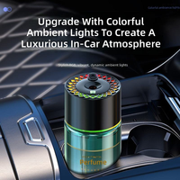 Diffuseur de parfum D3 pour voiture, petit diffuseur d'huiles essentielles, aromathérapie, diffuseur à lumière dôme étoilé, rafraîchisseur d'air pour voiture, purificateur d'air aromatique